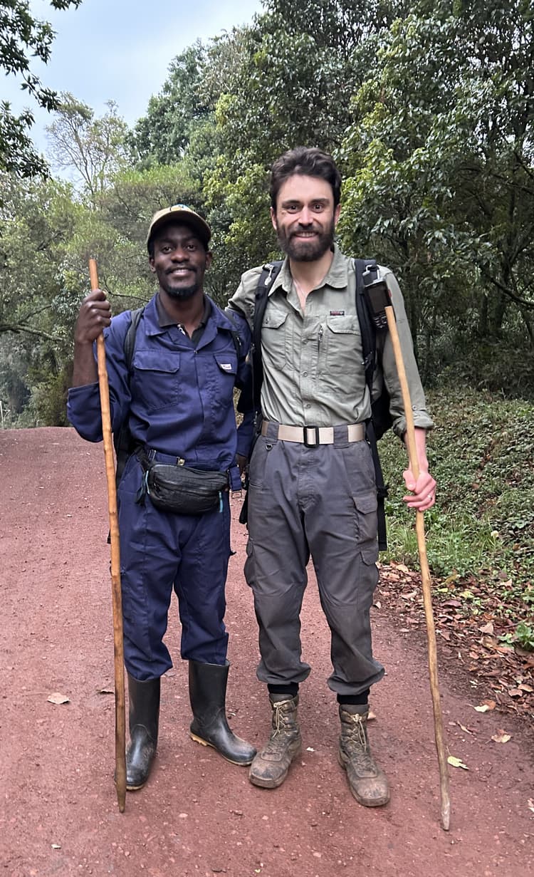 Riley Derby and Joshua Kyobe together